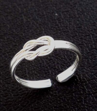 Love knot midi ring