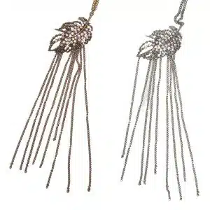 Long Leaf design necklace