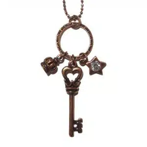 Princess Crown Key Necklace