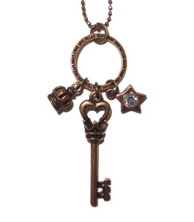 Princess Crown Key Necklace