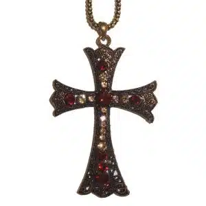 Gold Gothic cross