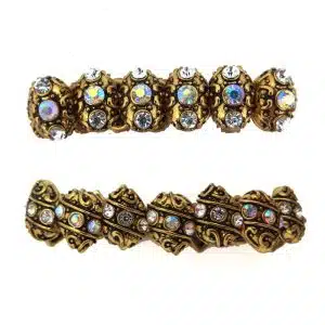 sparkly stretch gold bracelet