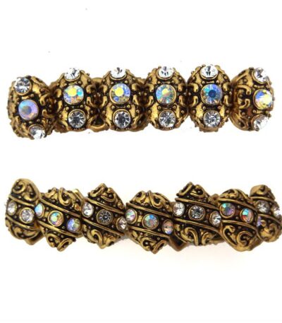 sparkly stretch gold bracelet