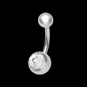 Body pierce belly bar