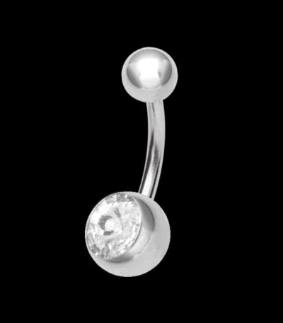 Body pierce belly bar