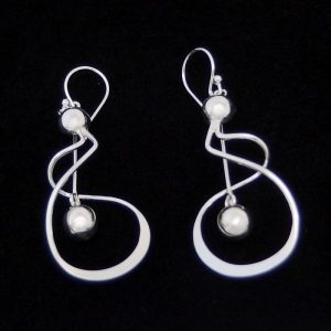 Long dangle earrings