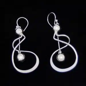 Long dangle earrings