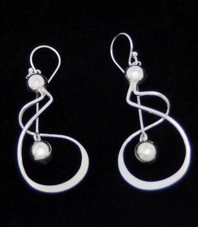Long dangle earrings