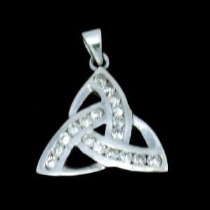 Silver Celtic necklace