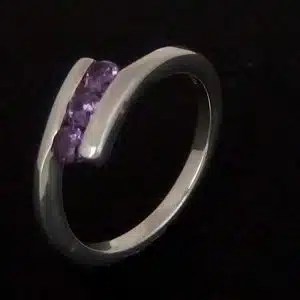 Sterling silver CZ rings
