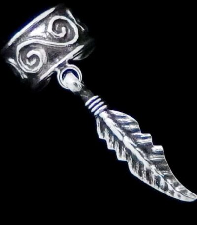 Silver ear cuff earring