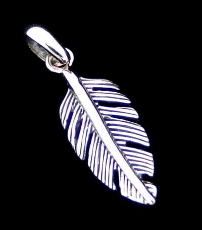 Silver feather necklace NZ