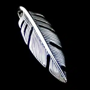 Silver Feather Necklace