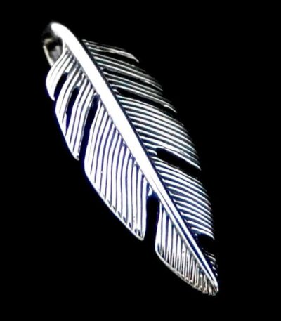 Silver Feather Necklace