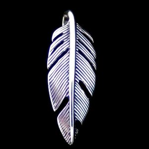 Silver Feather Necklace