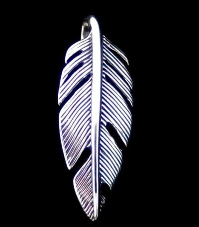 Silver Feather Necklace