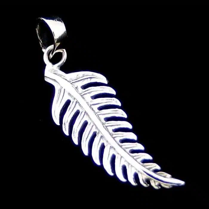 Sterling Silver Fern Pendant Silver Fern Pendant NZ