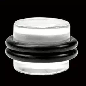 Stretched ear lobe jewellery