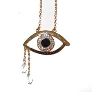 Jewelled tears Crying necklace