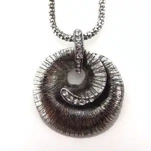Chunky spiral necklace