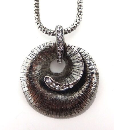 Chunky spiral necklace