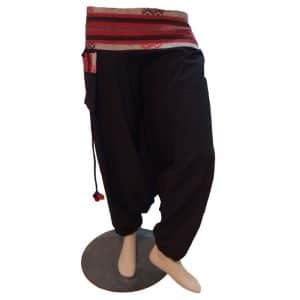 Black Tribal harem pants