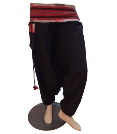 Black Tribal harem pants