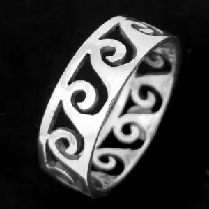 silver surfers wave ring NZ