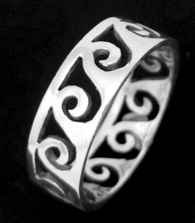 silver surfers wave ring NZ