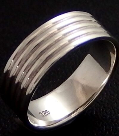 Silver man ring