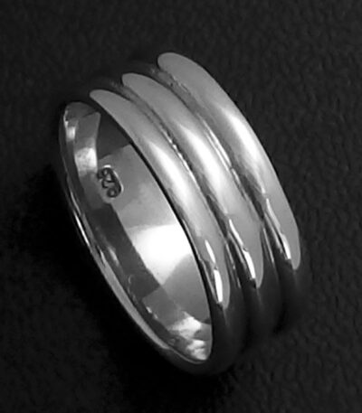 Mens silver ring