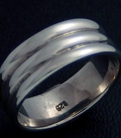 Mens silver ring