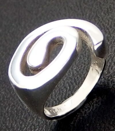 Silver spiral ring NZ