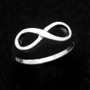 Sterling silver Infinity ring