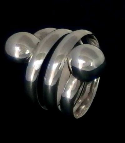 Silver chunky ring NZ