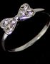 Cute Silver Bow ring