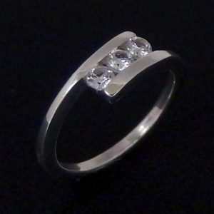 Sterling silver CZ rings