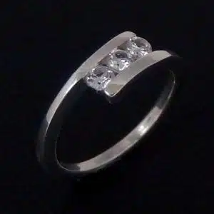 Sterling silver CZ rings