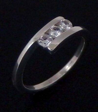 Sterling silver CZ rings
