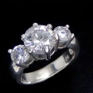 CZ Silver Rings