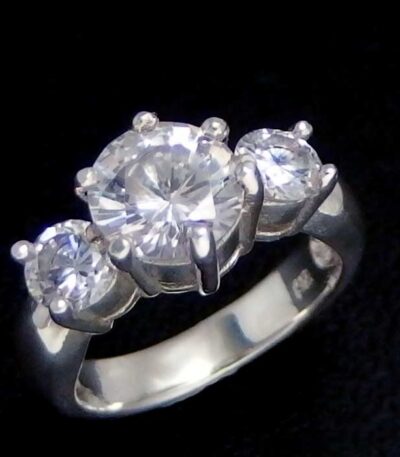 CZ Silver Rings