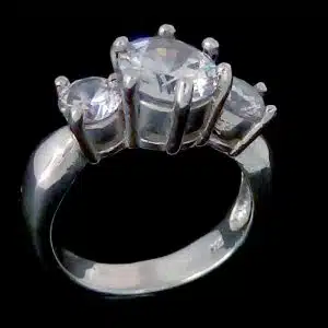 CZ Silver Rings