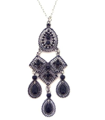 Long tiered necklace