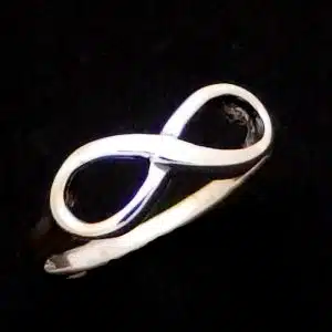 Sterling silver Infinity ring