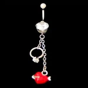 Love belly jewellery