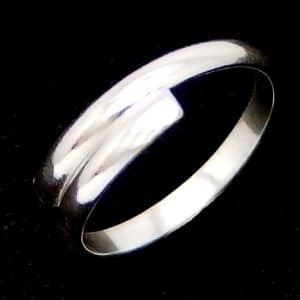 Silver Overlap Toe Ring