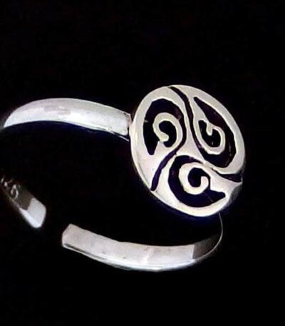 NZ inspired toe ring silver