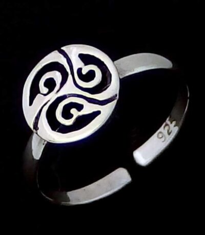 NZ inspired toe ring silver