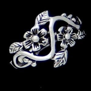 Sterling Silver flower ring NZ