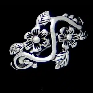 Sterling Silver flower ring NZ